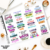 Sassafrass || Quote Sheet #Z1183